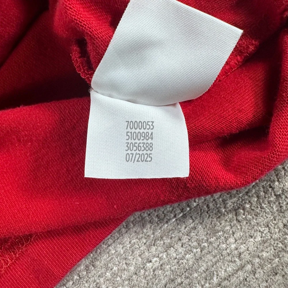 Gymboree Boys Red Christmas Milk and Cookies Long Sleeve‎ Shirt Size 7 Holiday